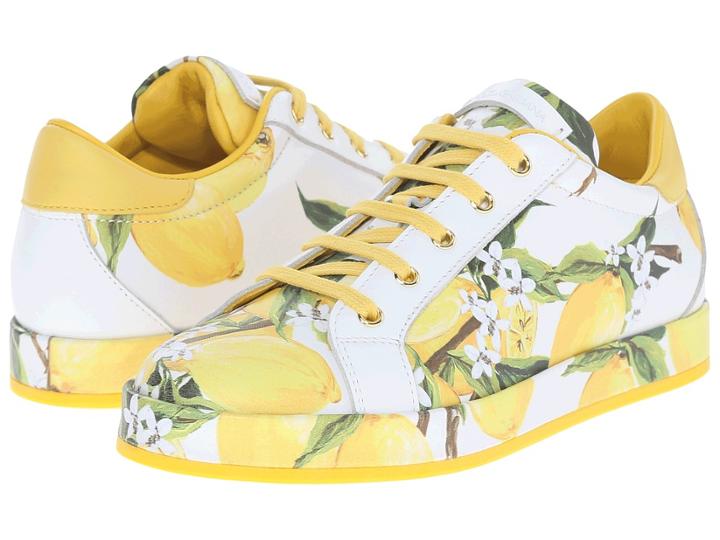 Dolce &amp; Gabbana Kids - Lemon Print Sneaker