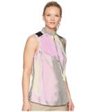 Jamie Sadock - Heartstrings Print Sleeveless Top