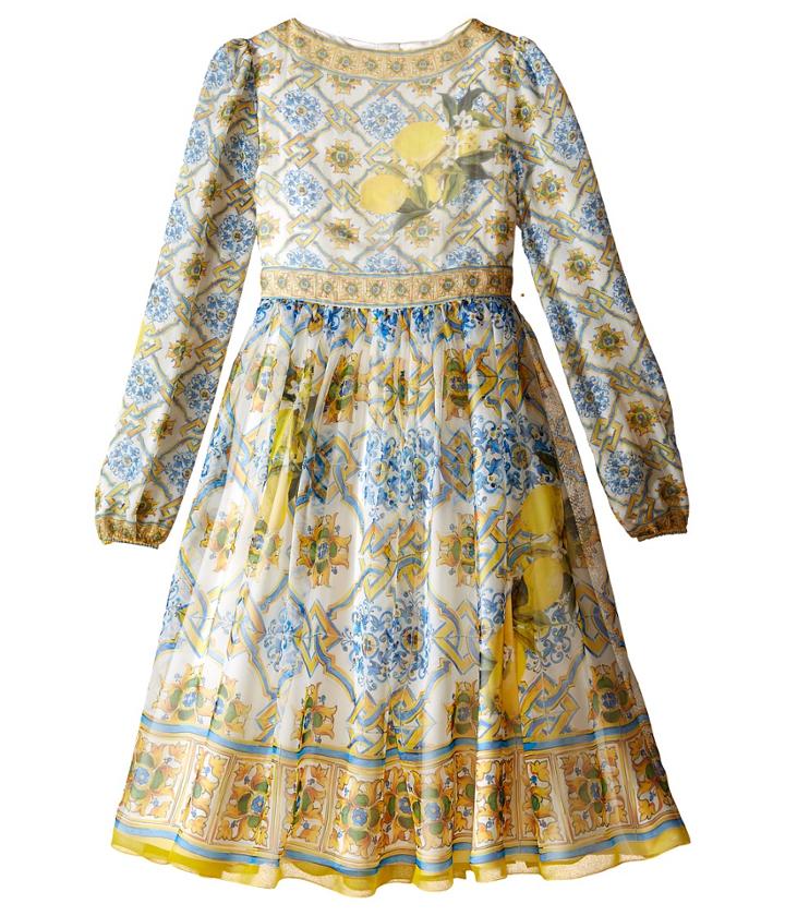 Dolce &amp; Gabbana Kids - Medallion Print Dress