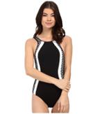 Jets By Jessika Allen - Luxe High Neck One-piece Swimsuit