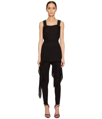 Thomas Wylde - Ranunculus Silk Georgette Cold Shoulder Top