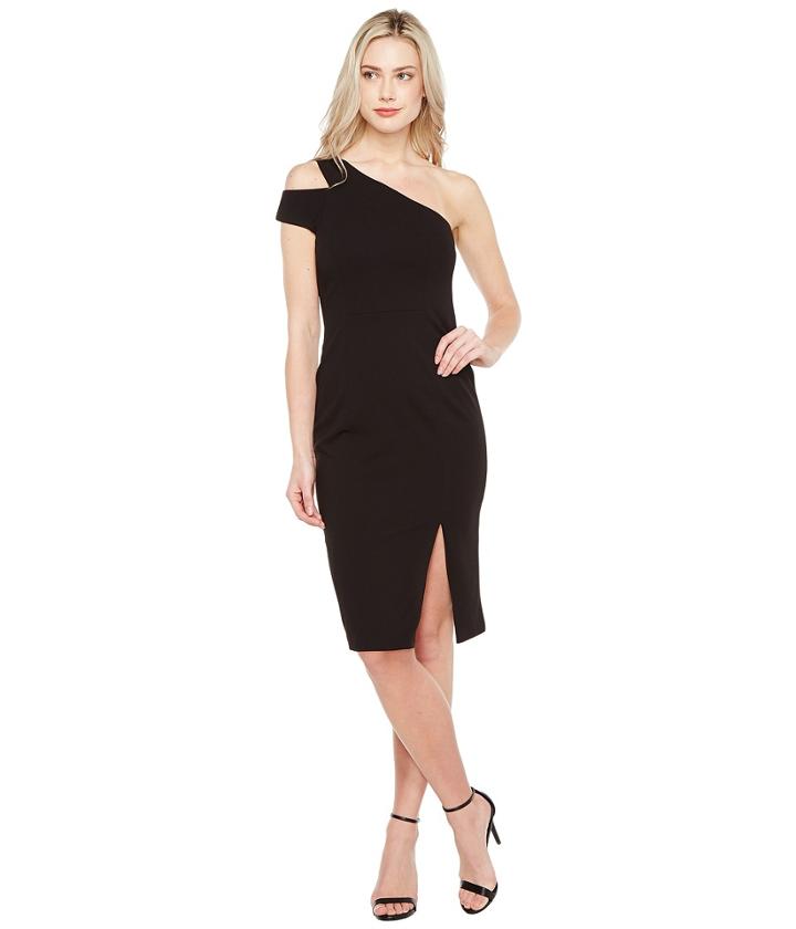 Maggy London - Crepe Scuba One Shoulder Dress