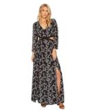 Jack By Bb Dakota - Brook Midnight Floral Printed Maxi Dress With Cut Out