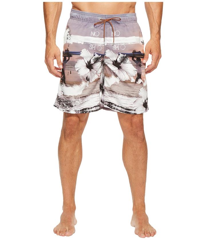 Bugatchi - Tropical Sunset Swim Trunks