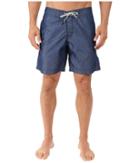 G-star - Dirik Cord Swim Shorts In Indigo Ovil Nylon Rinsed