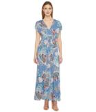 Brigitte Bailey - Jamya Cap Sleeve Printed Maxi Dress