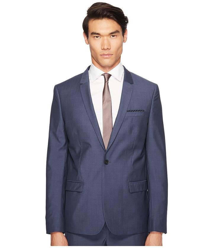 The Kooples - Blue Suit Jacket End-on-end