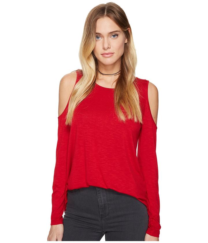 Kensie - Subtle Slub Tees Top Ks2k3386