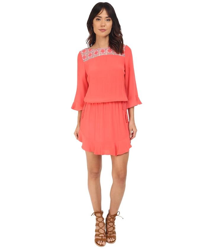 Hale Bob - Urban Bohemian Dress W/ Crochet Detail