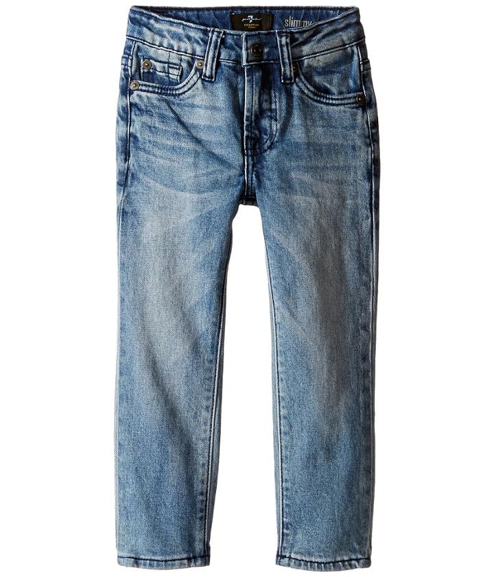 7 For All Mankind Kids - Slimmy Foolproof Jeans In Ivory Coast