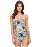Tommy Bahama - Mare Paisley Bandeau One-piece Swimsuit