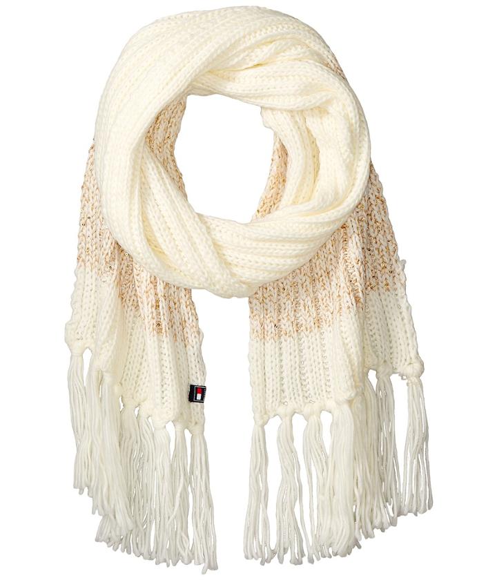 Tommy Hilfiger - Chunky Beaded Border Scarf