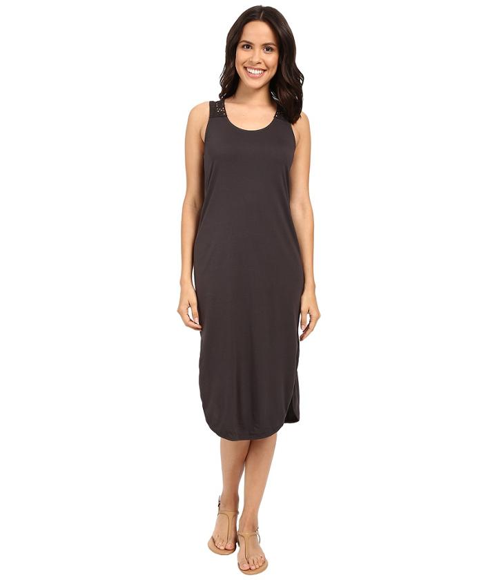 Michael Stars - Midi Tee Dress W/ Crochet Detail