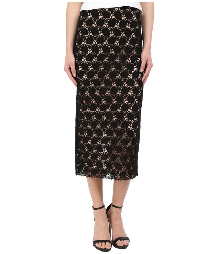 Yigal Azrou  L - Circle Lace Midi Skirt