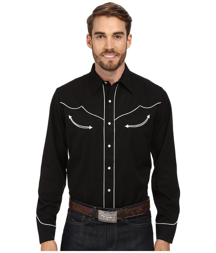 Roper - L/s Vintage Patriotic Skull