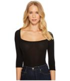 Only Hearts - Featherweight Rib Square Neck Bodysuit