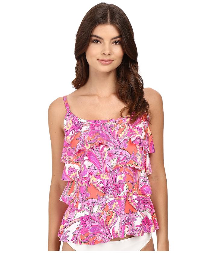 Miraclesuit - Persian Gardens Tiering Up Tankini Top