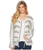 B Collection By Bobeau - Harley Woven Bomber Jacket