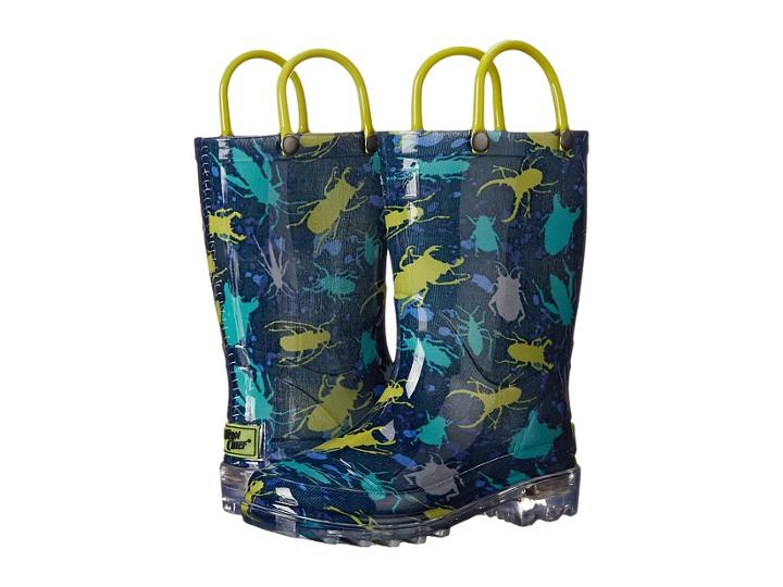 Western Chief Kids - Bug Splatter Lighted Rain Boot(toddler/little Kid)