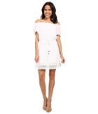 Michael Stars - Double Gauze Off Shoulder Dress W/ Crochet