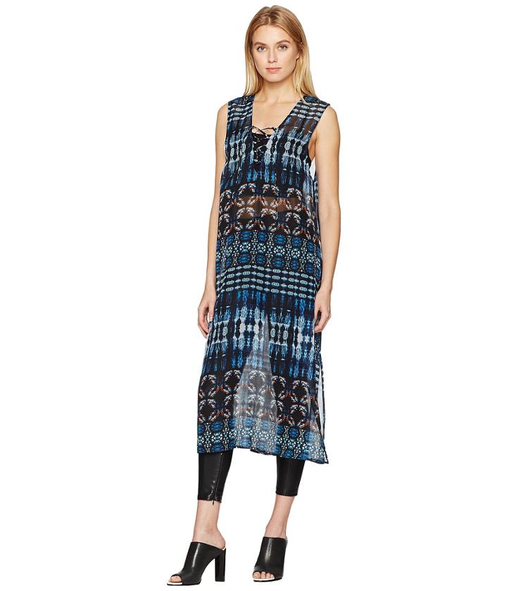 Bcbgeneration - Indigo Patchwork Poncho Duster