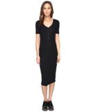 Atm Anthony Thomas Melillo - V-neck Henley Dress