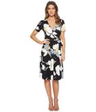 Catherine Catherine Malandrino - Taral Short Sleeve V-neck Wrap Dress