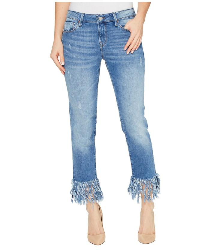 Mavi Jeans - Kerry Ankle Mid-rise Straight In Distressed Vintage