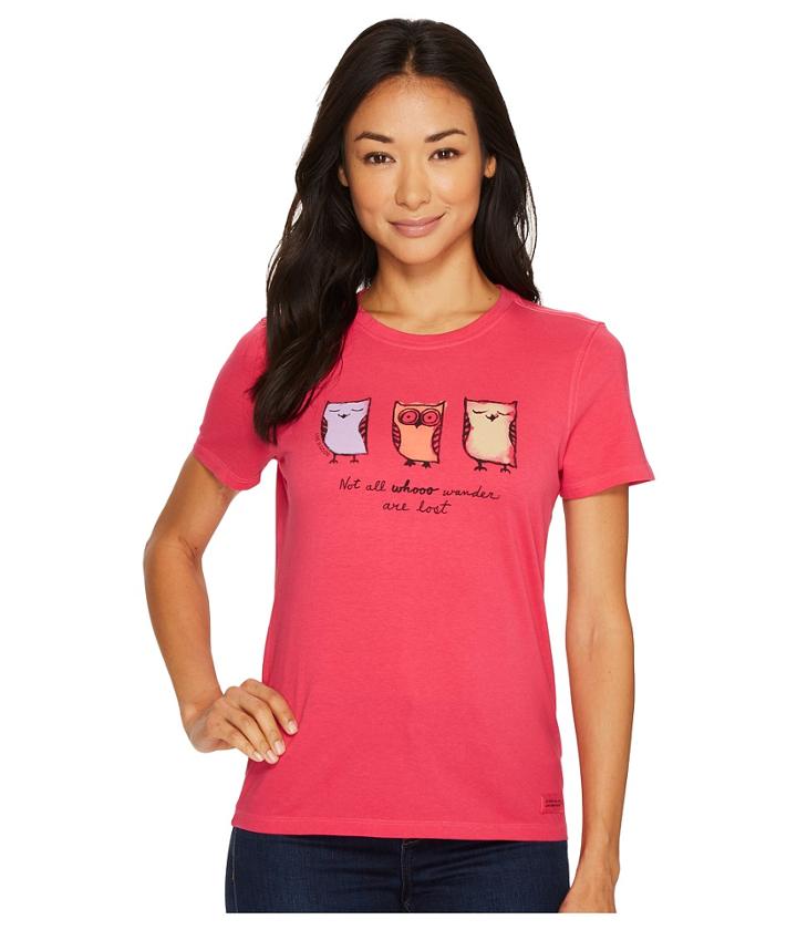 Life Is Good - Not All Whooo Wander Are Lost Crusher Tee
