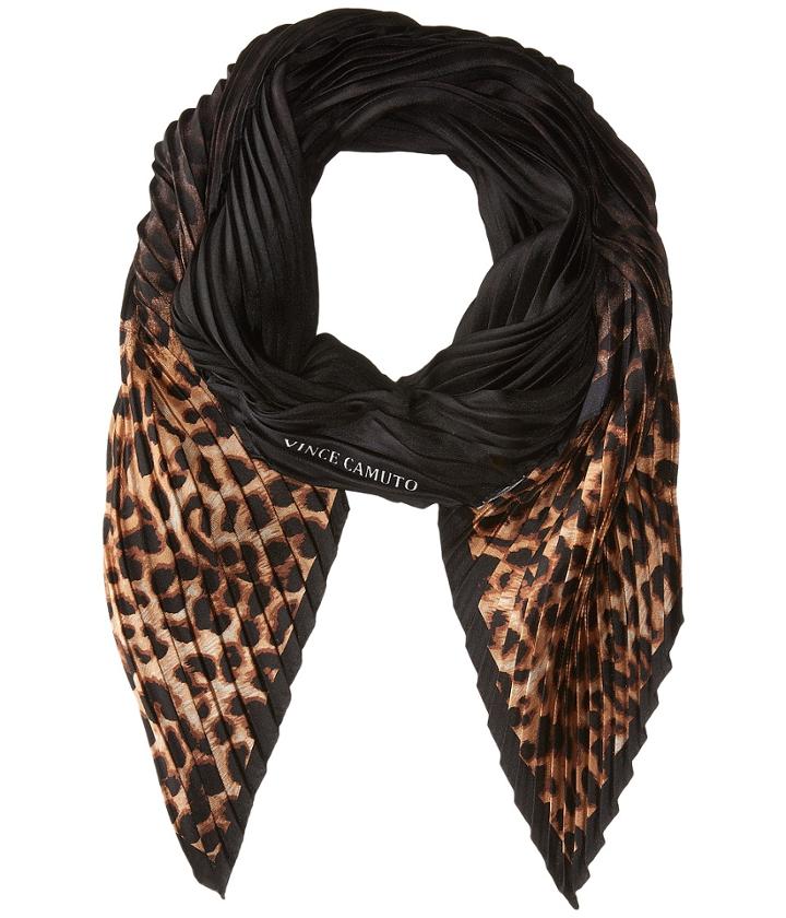 Vince Camuto - Ombre Slash Pleated Leopard Square