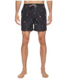 Scotch &amp; Soda - Swim Shorts In Polyester Quality With All Over Print And Contrast Inside Waistband