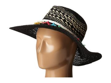 San Diego Hat Company - Pbl3070 Open Weave Brim Sun Hat With Contrast Weave Details