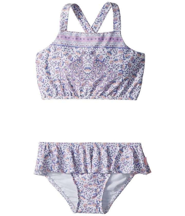 Seafolly Kids - Peacock Paisley Tankini Set