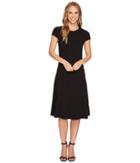 Mod-o-doc - Cotton Modal Spandex Jersey Cap Sleeve Fit And Flare Dress