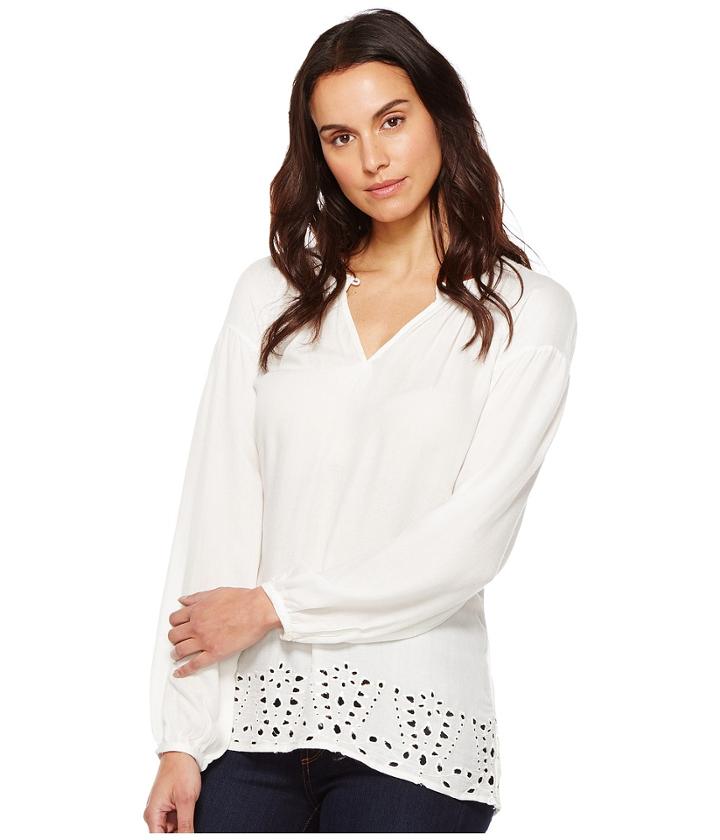 B Collection By Bobeau - Lucie Embroidered Blouse