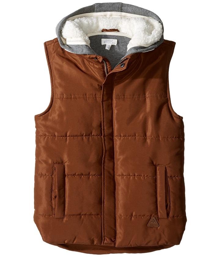 Pumpkin Patch Kids - Sweat Hood Canvas Vest