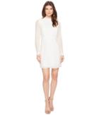 Catherine Catherine Malandrino - Long Sleeve Ruffle Front Dress