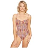 Echo Design - Paisley Underwire One-piece Swimsuit