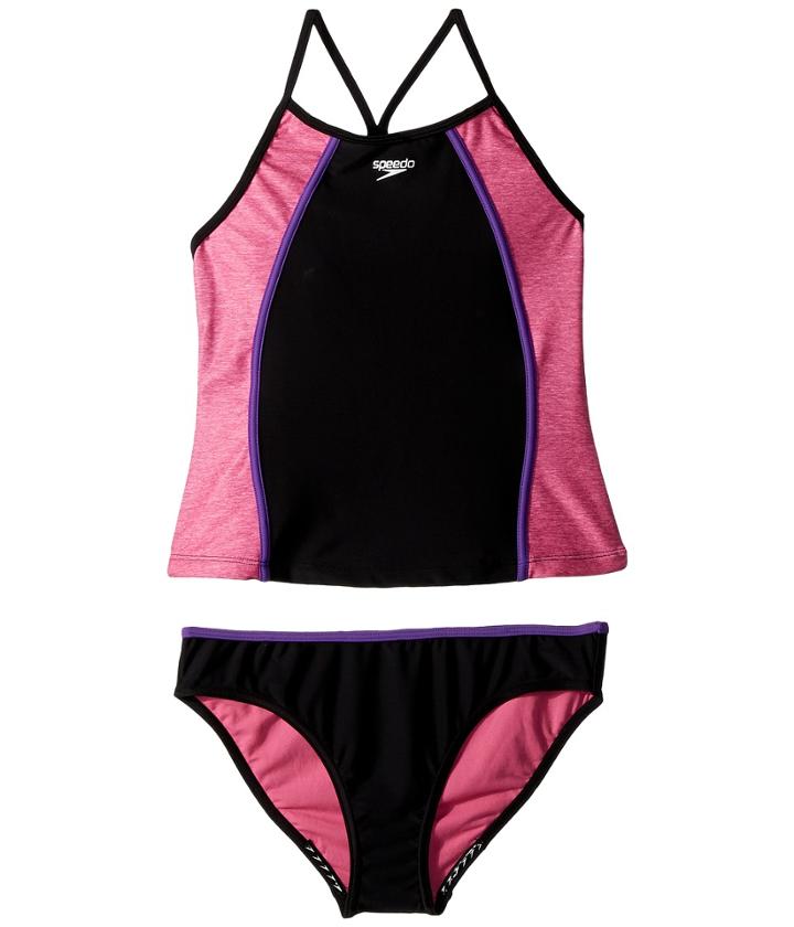Speedo Kids - Heather Splice Tankini Two-piece