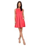Jessica Simpson - Solid Bow Back Dress With Neck Trim