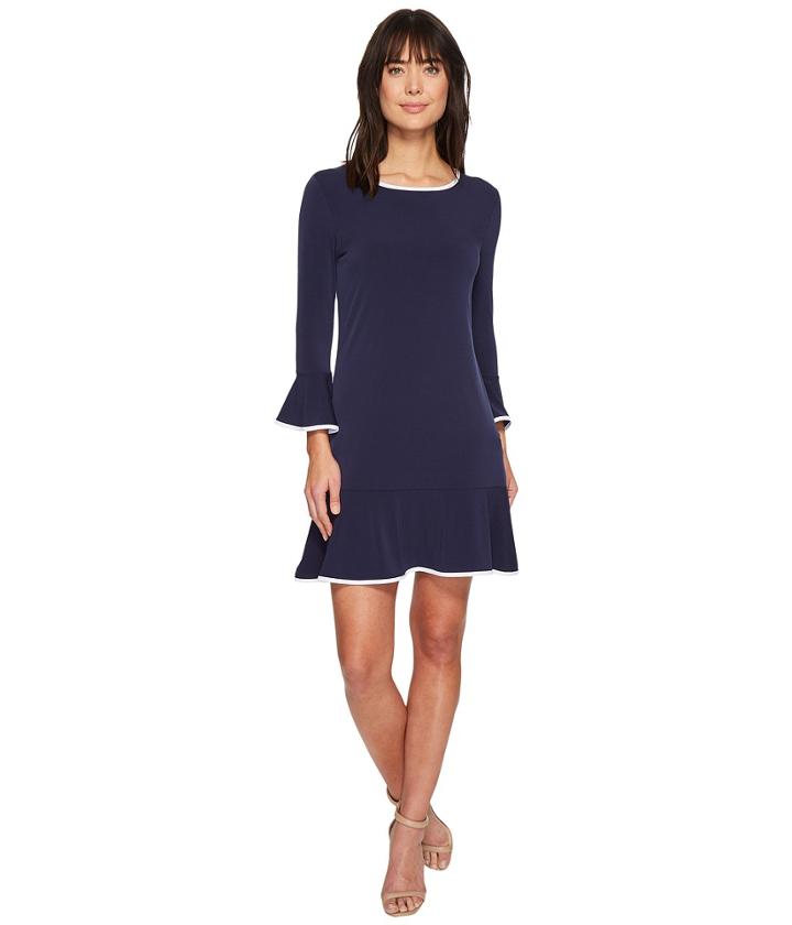 Michael Michael Kors - Solid Flounce Dress