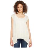 Heather - Kalliope Linen Shark Bite Tank Top