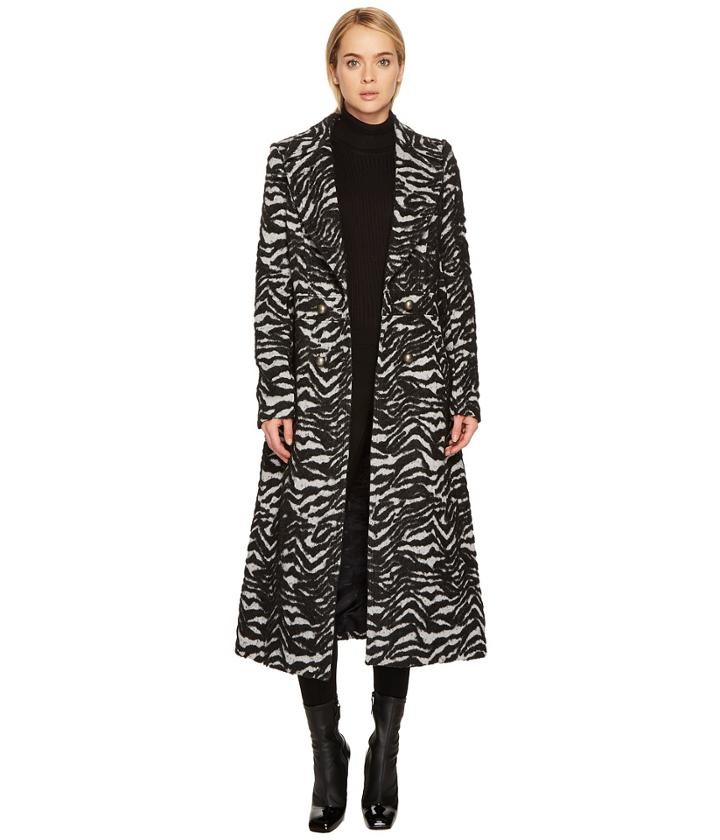 Just Cavalli - Zebra Double Breasted Peacoat
