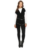 Christin Michaels - Lilian Sweater Vest With Double Zippers