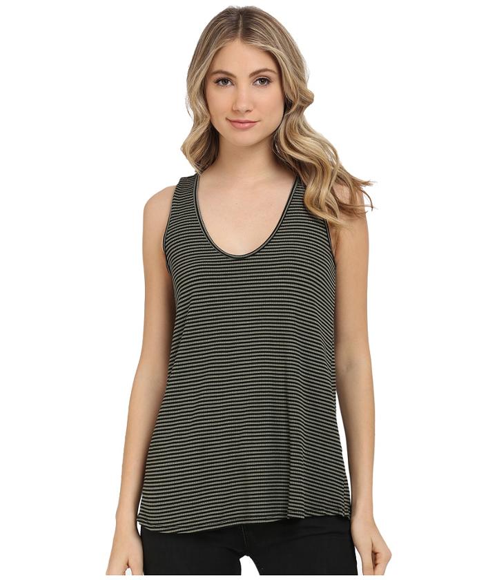 Michael Stars - Amalfi Ribbed Stripe Sleeveless Tank Top