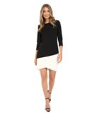 Christin Michaels - Long Sleeve Tulip Hem Dress