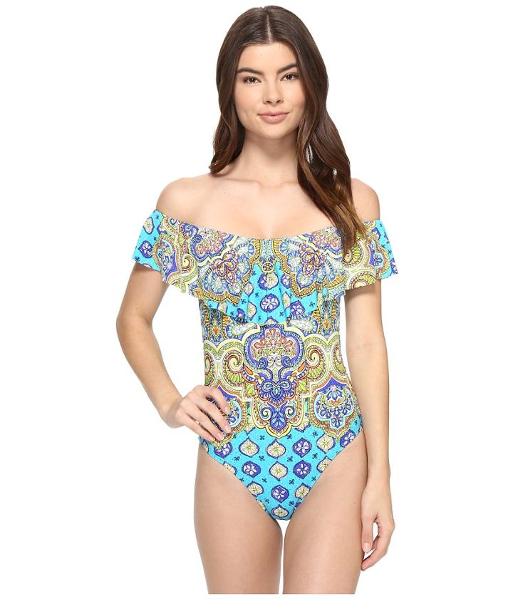 Trina Turk - Corsica Off-the-shoulder One-piece