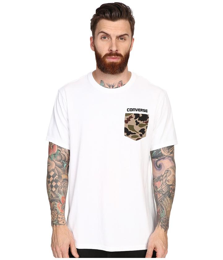Converse - Short Sleeve Camo Pocket Tee