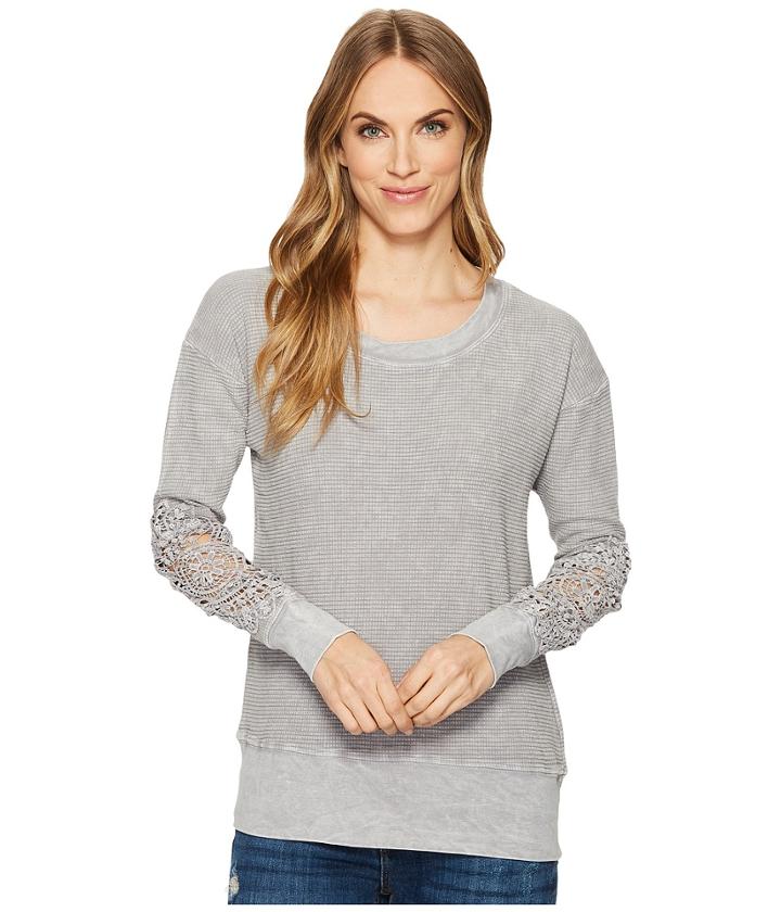 Allen Allen - Box Thermal Lace Patch Crew