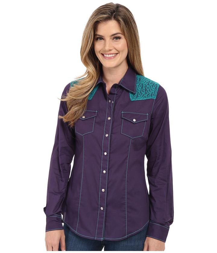 Cruel - Arena Fit Long Sleeve Woven Shirt Lace